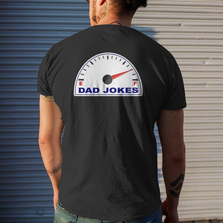 Dad Jokes Southern Charm Dad Jokes Loading Fuel Gauge Petrol Gas Petrol Essential Mens Back Print T-shirt Gifts for Him