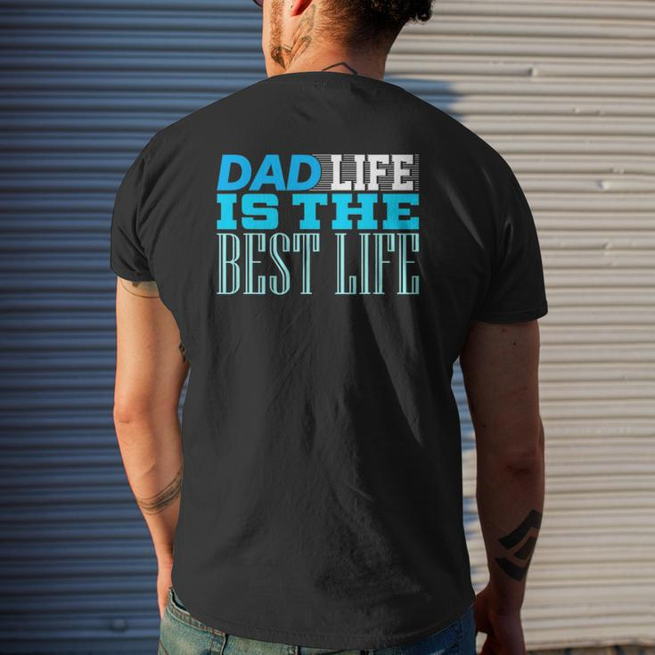 Dad Life Cute Father's Day From Daughter Tee Mens Back Print T-shirt Gifts for Him