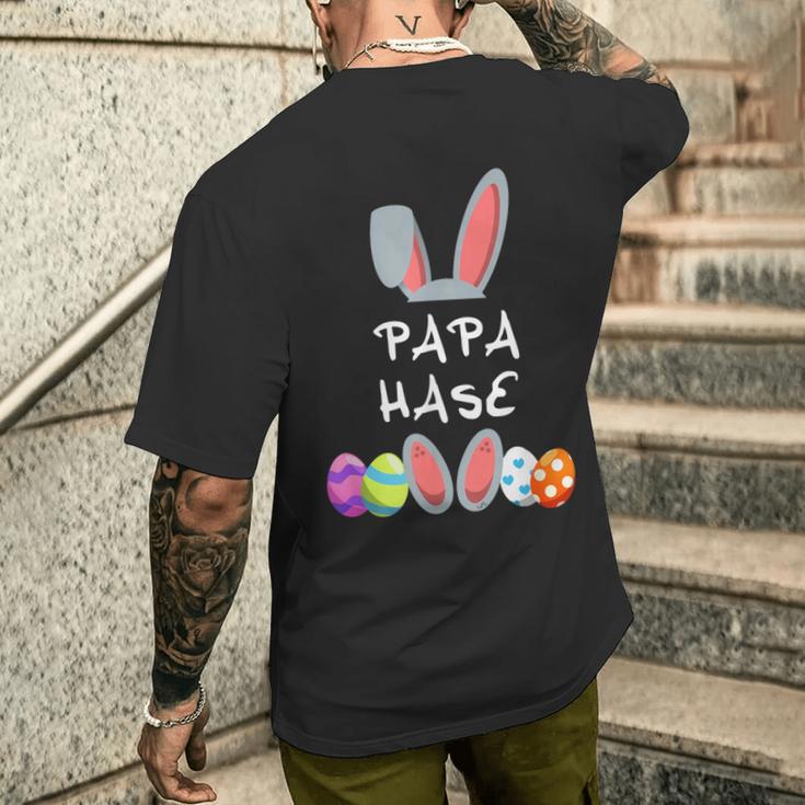 Dad Rabbit Easter Bunny Partner Look Outfit Easter T-Shirt mit Rückendruck Geschenke für Ihn