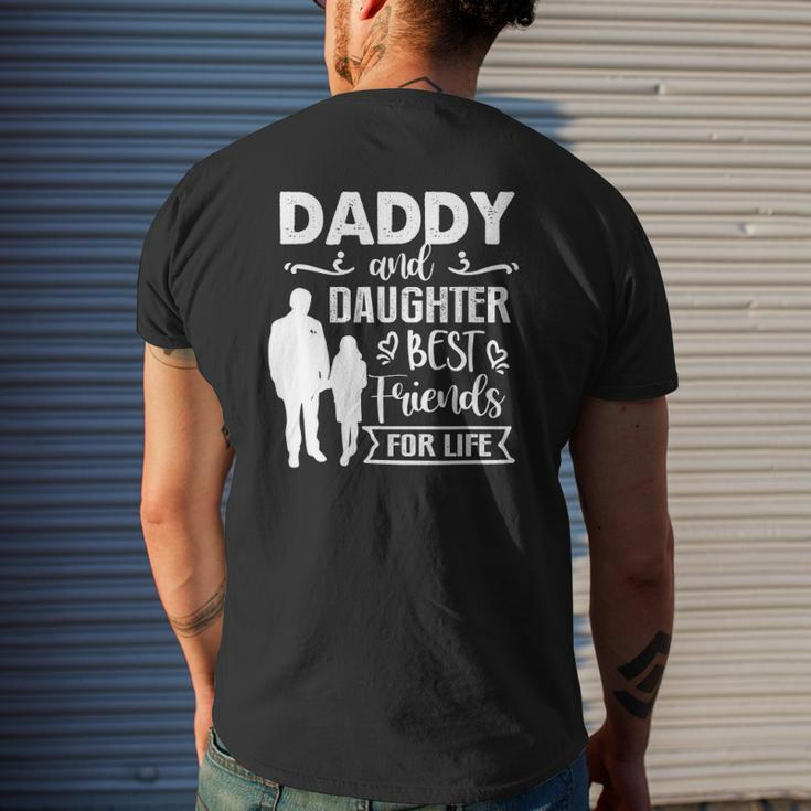 Daddy And Daughter Best Friends For Life Father's Day Mens Back Print T-shirt Gifts for Him