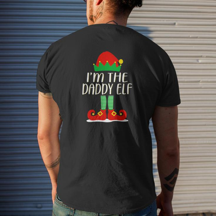 Im The Daddy Elf Matching Family Christmas Shirt Mens Back Print T-shirt Gifts for Him