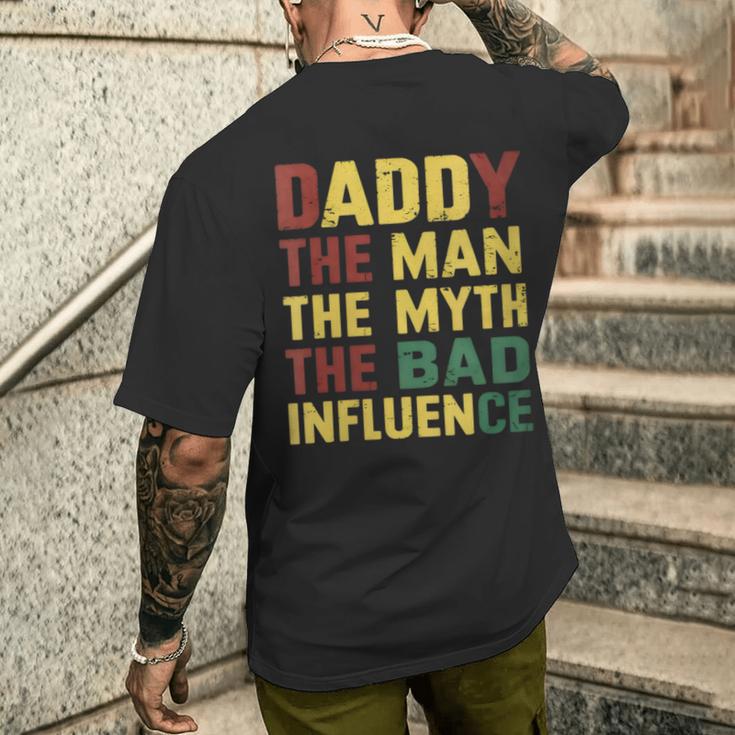 Damen Papa Amatertag 2024Intage 90Er Jahre Stil Bekleidung Mit-Ausschnitt T-Shirt mit Rückendruck Geschenke für Ihn