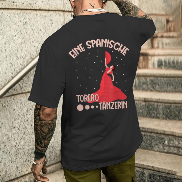 Das Ist Eine Spanische Torero Tänzerin T-Shirt mit Rückendruck Geschenke für Ihn