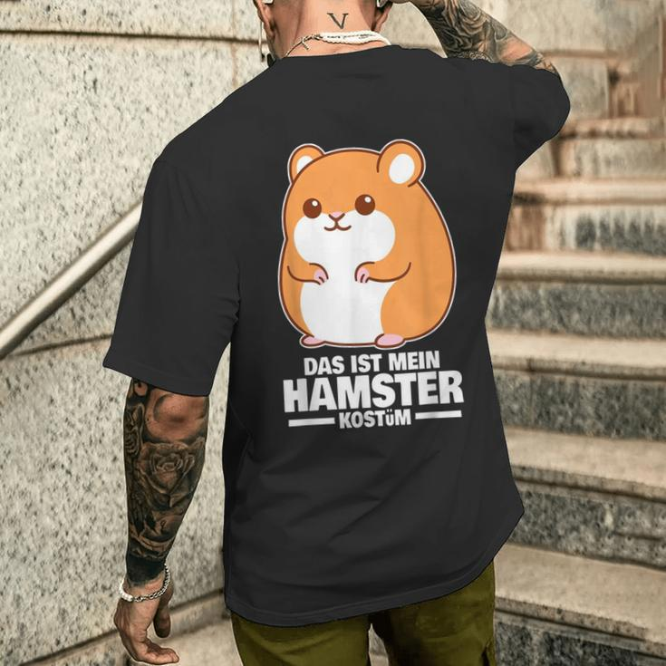 Das Ist Mein Hamster German Text T-Shirt mit Rückendruck Geschenke für Ihn