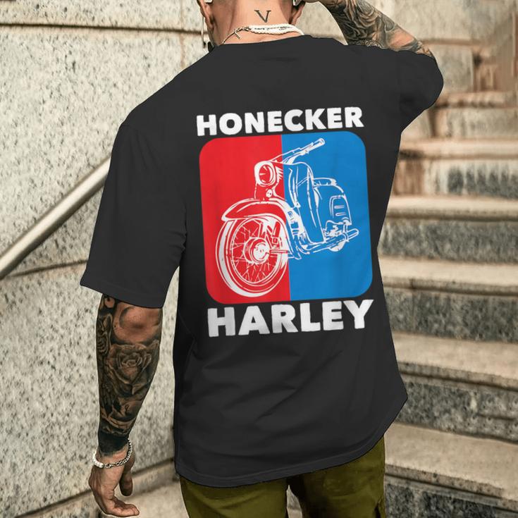 Ddr Ossi Simson-Schwalbe Kr51 Moped T-Shirt mit Rückendruck Geschenke für Ihn