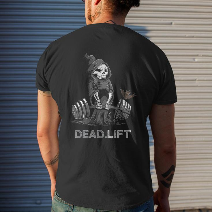 Deadlift Bodybuilder Powerlifting Gym Mens Back Print T-shirt Gifts for Him
