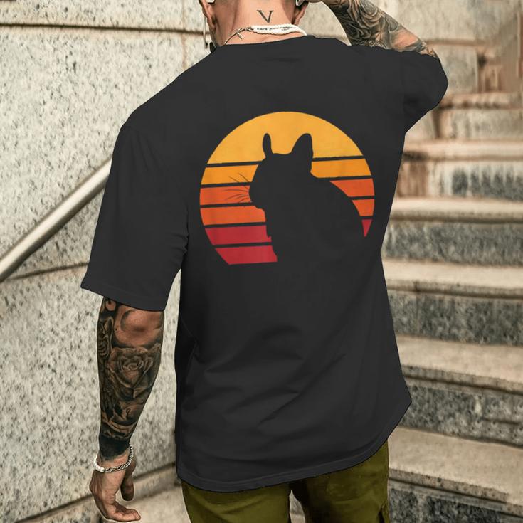 Degu -Intage Retro & Eighties Style Rodent T-Shirt mit Rückendruck Geschenke für Ihn