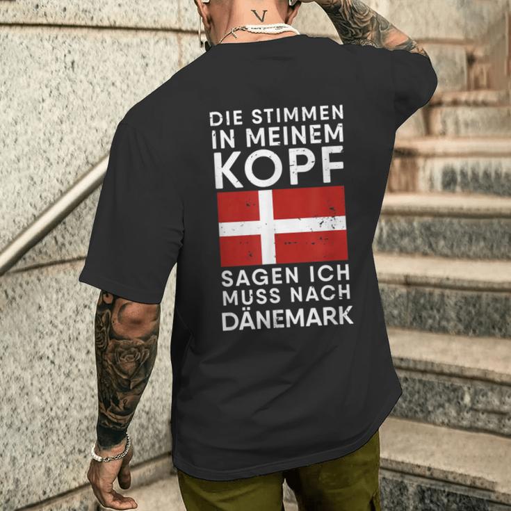 Must After Denmark Danish Holiday Scandinavia Copenhagen T-Shirt mit Rückendruck Geschenke für Ihn