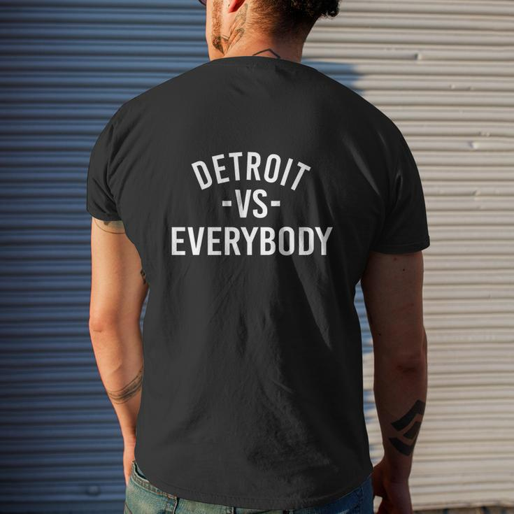 Detroit Vs Everybody Mens Muscle T-Shirt Mens Back Print T-shirt Gifts for Him