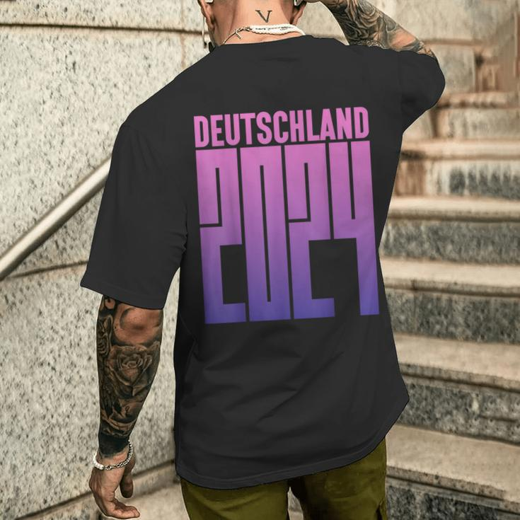 Deutschland 2024 Fan Love Diversity Germany Fanartikel Pride T-Shirt mit Rückendruck Geschenke für Ihn
