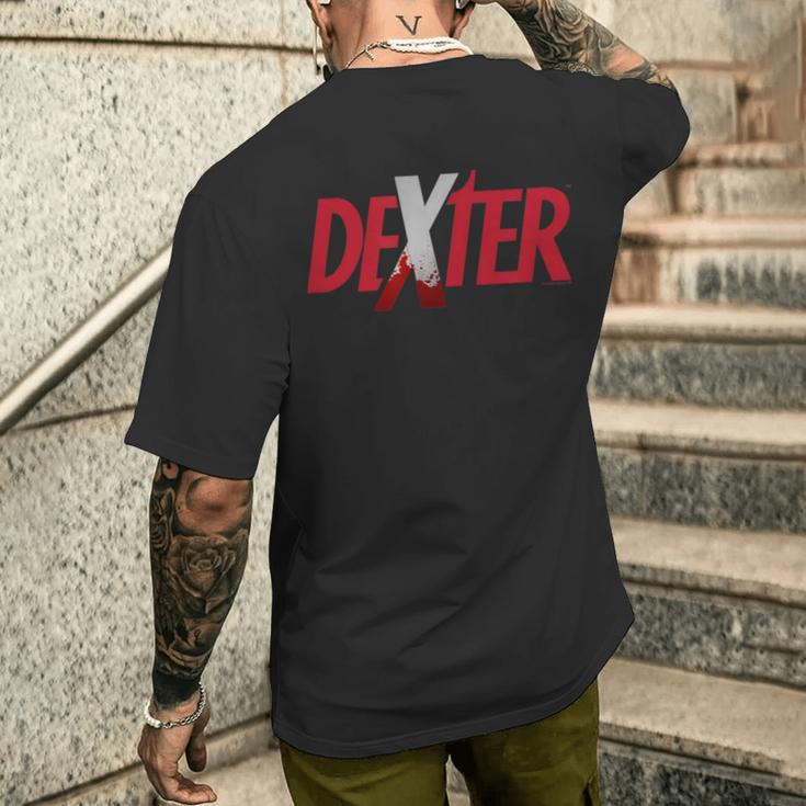 Dexter Splatter Logo T-Shirt mit Rückendruck Geschenke für Ihn