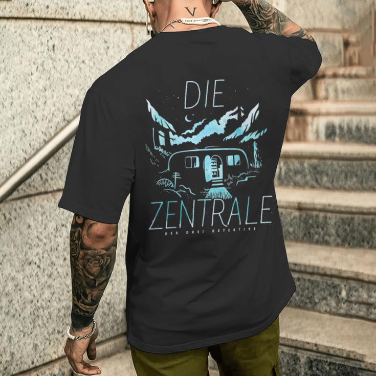 Die Drei Die Zentrale Black T-Shirt mit Rückendruck Geschenke für Ihn