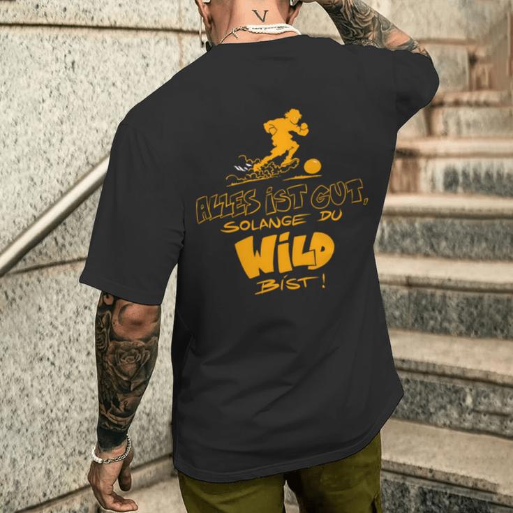 Die Wilden Kerle Motto Long-Sleeved T-Shirt mit Rückendruck Geschenke für Ihn