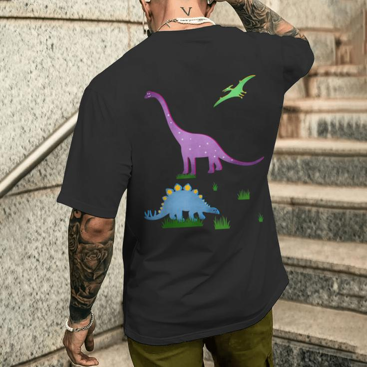Dinosaur For Children And Adults Brachiosaurus T-Shirt mit Rückendruck Geschenke für Ihn