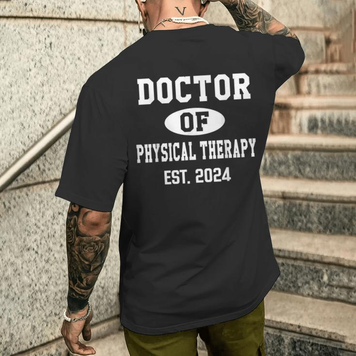 Doctor Of Physical Therapy Est 2024 Dpt Graduate Future Dpt Men's T-shirt Back Print Gifts for Him