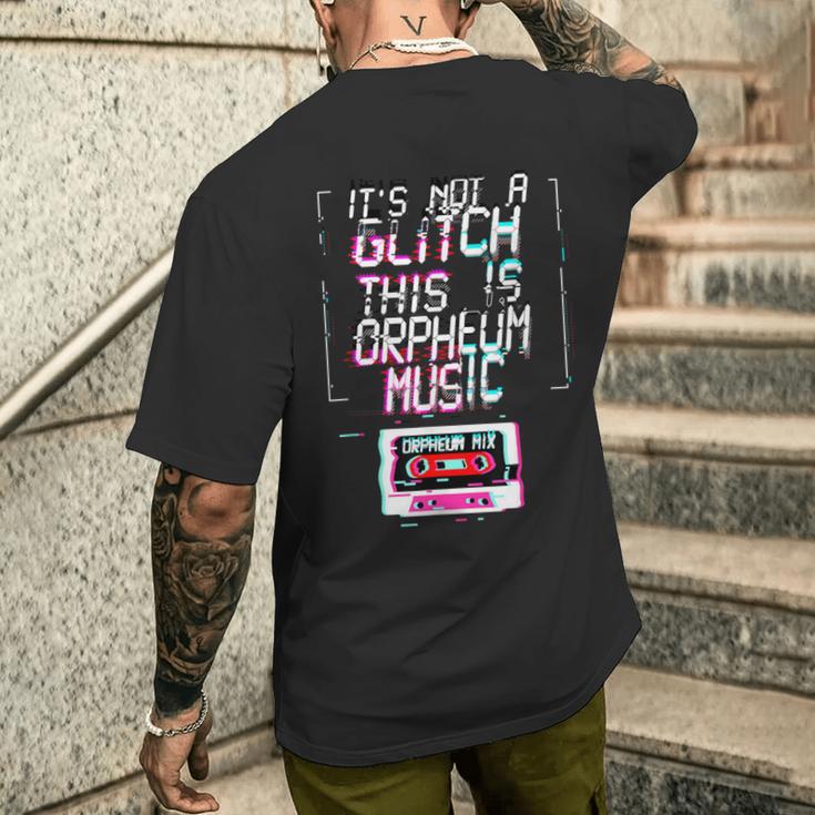 Dortmunder Discothek 80Er Und 90Er Musik Orph-Glitch Orpheum T-Shirt mit Rückendruck Geschenke für Ihn