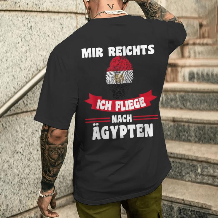 Egypt Flag Mir Reichts Ich Fliege Nach Egypt T-Shirt mit Rückendruck Geschenke für Ihn