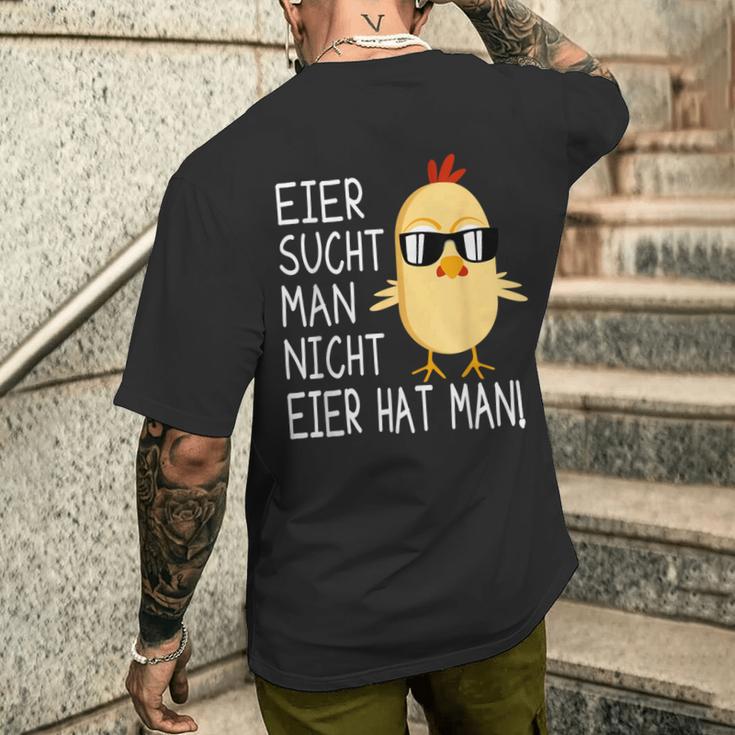 Eiersucht Man Nicht Eierhabman Egg Is Not Eggs Had Man Farm Chick T-Shirt mit Rückendruck Geschenke für Ihn