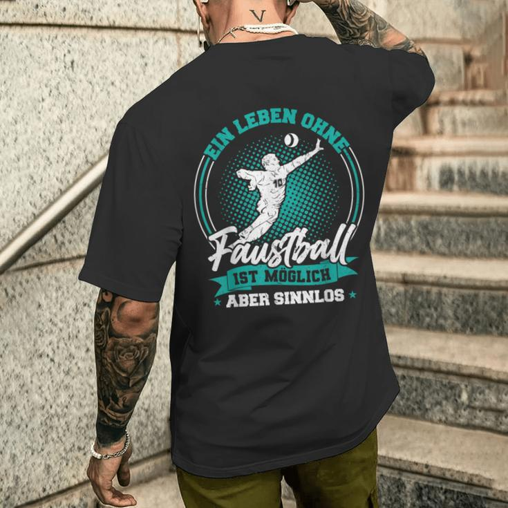 Ein Leben Ohne Faustball Ist Möglichaber Sinnlos Ein Leben T-Shirt mit Rückendruck Geschenke für Ihn