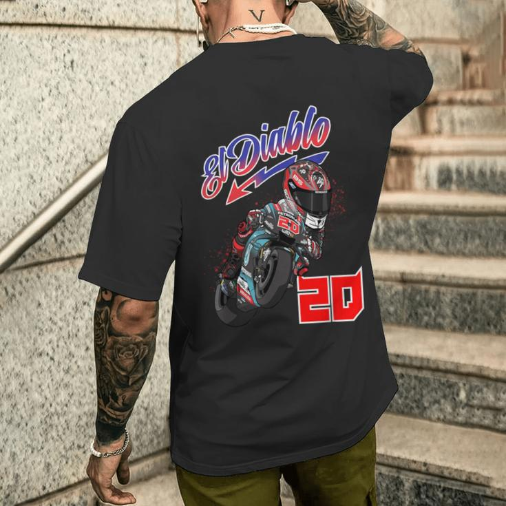 El Diablo Moto Superbike 20 T-Shirt mit Rückendruck Geschenke für Ihn