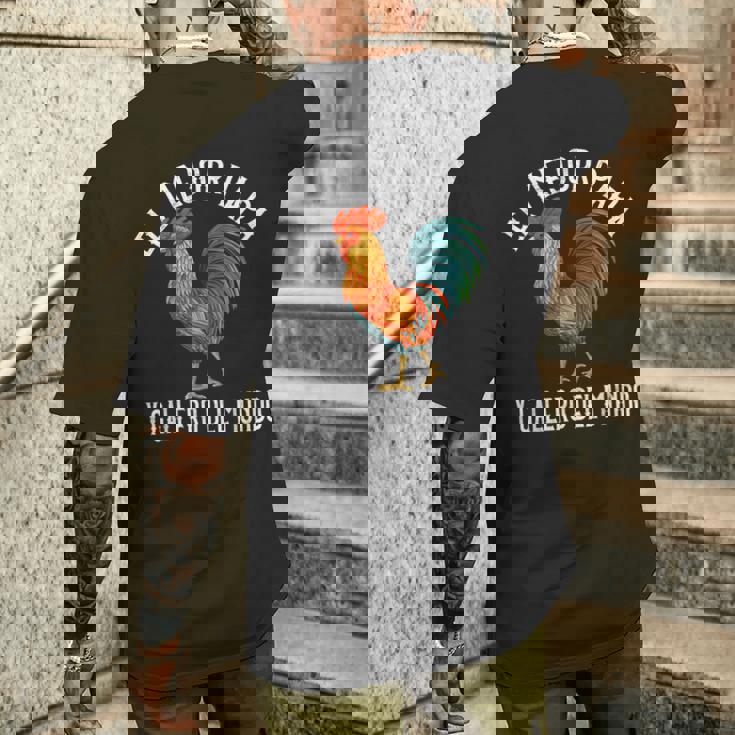 Papa Playeras Con Estampado De Gallos Rooster Camisas Para