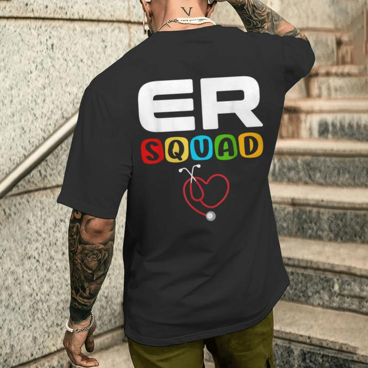 Er Squad Emergency Room Er Nurse Men's T-shirt Back Print Gifts for Him