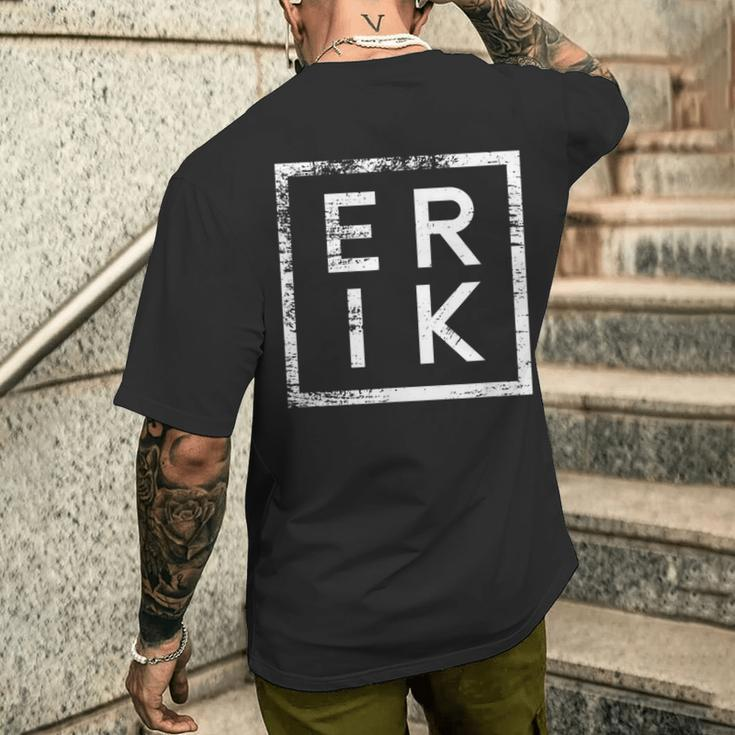 Erik Minimalism T-Shirt mit Rückendruck Geschenke für Ihn