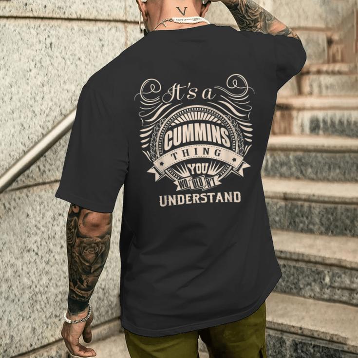 Es Ist Eine Cummins-Sache Die Du Nicht Understand S T-Shirt mit Rückendruck Geschenke für Ihn