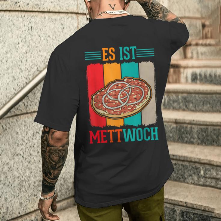 Es Ist Mettwoch Mett Mettigel Mett Brunchen S T-Shirt mit Rückendruck Geschenke für Ihn