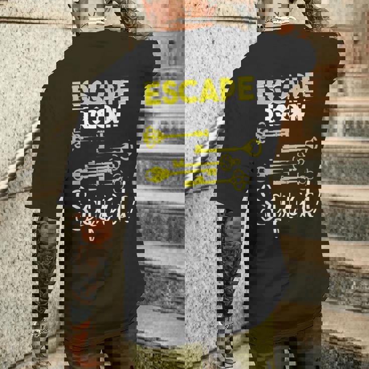 Escape Room Squad Vintage Key Lock Team Crew Men's T-shirt Escape Room Squad Vintage Key Lock Team Crew Men's T-shirt