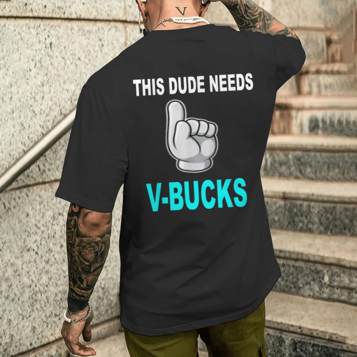 Este Tipo Necesita-Bucks Divertido Este Tipo Para Los Jugadores De Niño Camiseta Hombre Estampado Espalda Regalos para él