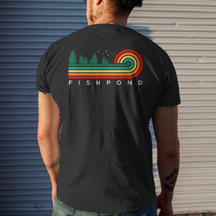Evergreen Vintage Stripes Fishpond Alabama Men's T-shirt Back Print Gifts for Him