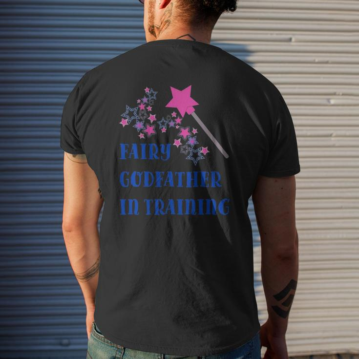 Fairy Godfather In Training Mens Back Print T-shirt Gifts for Him