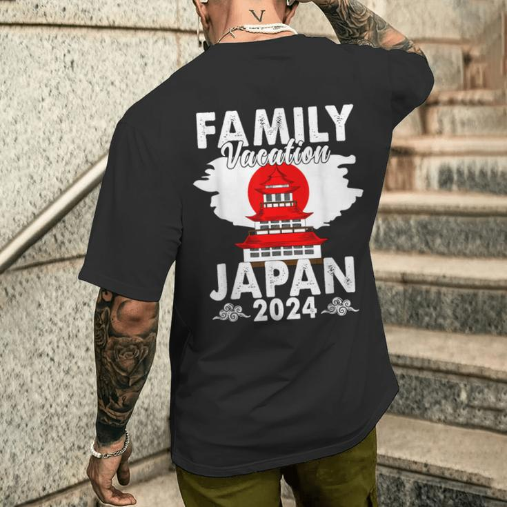 Family Vacation Japan 2024 Summer Vacation Men's T-shirt Back Print Gifts for Him
