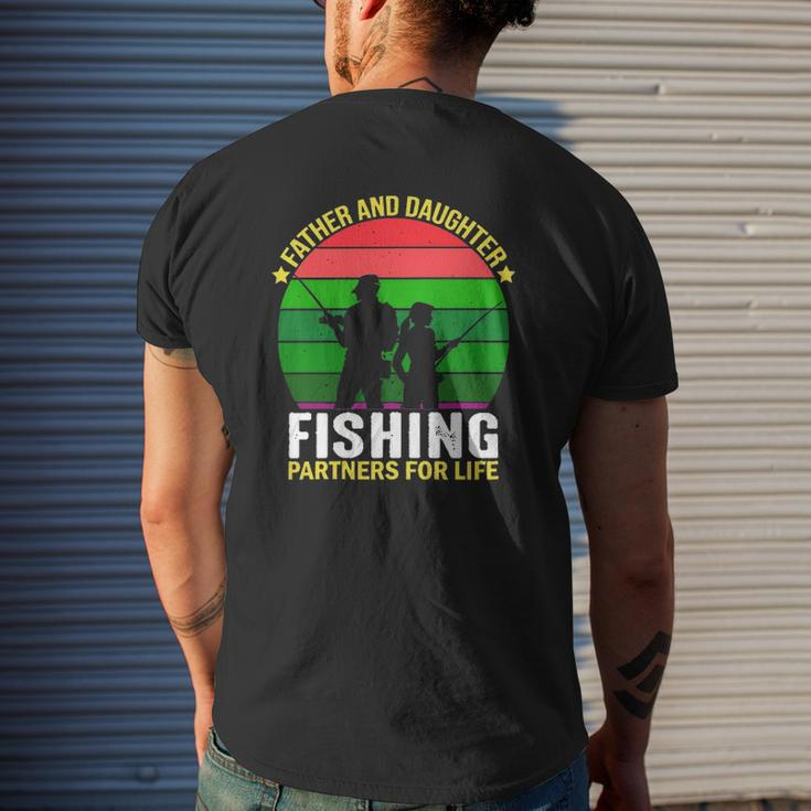 Father And Daughter Fishing Partners Father And Daughter Fishing Partners For Life Fishing Lovers Mens Back Print T-shirt Gifts for Him