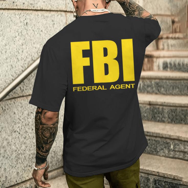 Fbi Federal Bureau Of Investigation Chest Logo Agent T-Shirt mit Rückendruck Geschenke für Ihn