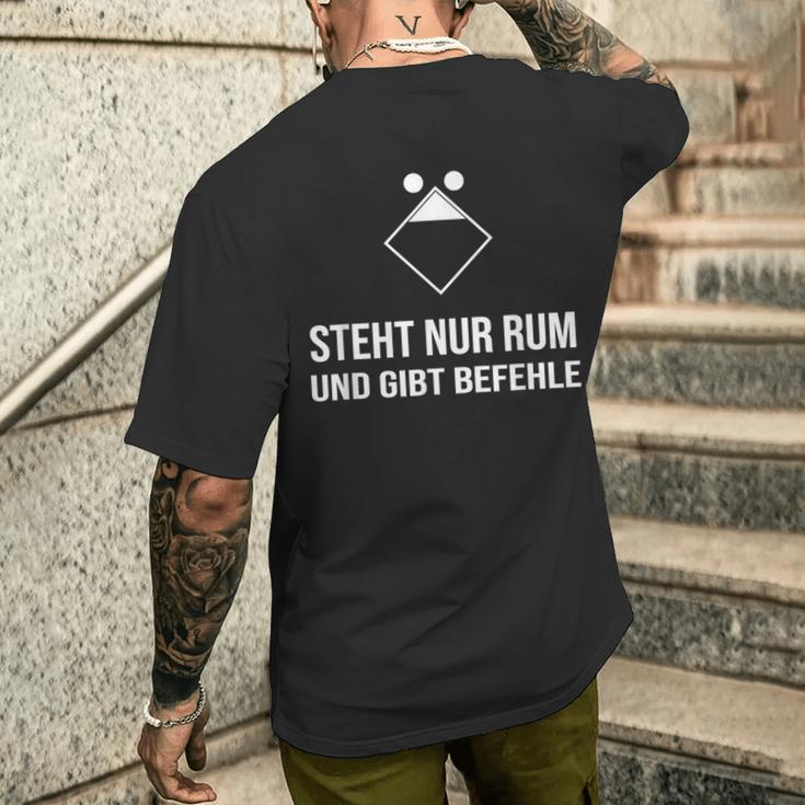 Feuerwehrmann Group Leader T-Shirt mit Rückendruck Geschenke für Ihn