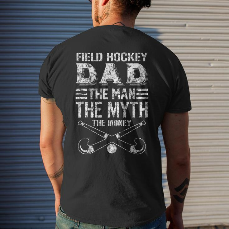 Field Hockey Dad Vintage Men's T-shirt Back Print Gifts for Him