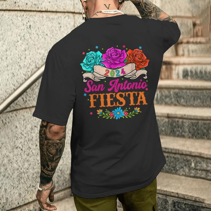 Fiesta San Antonio Texas Cinco De Mayo Mexican Party Men's T-shirt Back Print Gifts for Him