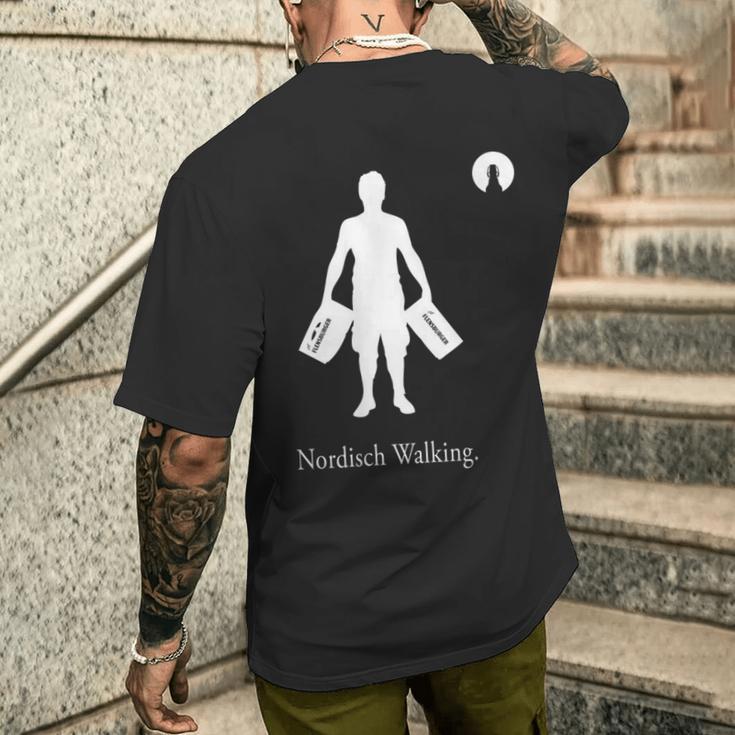 Flensburger Nordic Walking T-Shirt mit Rückendruck Geschenke für Ihn