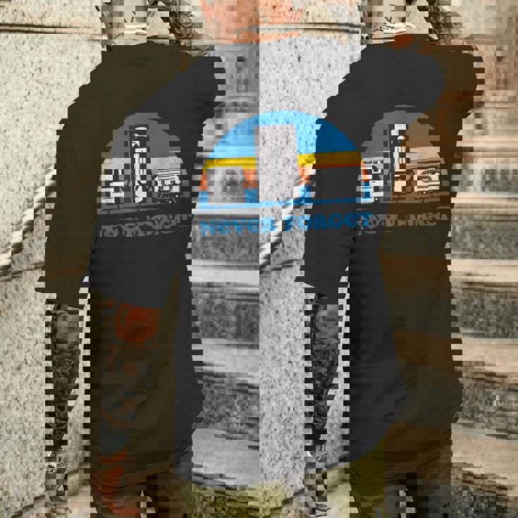 Never ForgetFloppy Diskhs Tape 90S 80S Camiseta Hombre Estampado Espalda Regalos para él