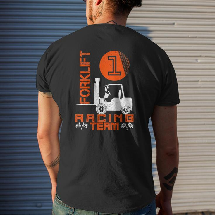 Forklift Driver Forklifter Forkstacker Fork-Lift Truck No 1 Ver2 Mens Back Print T-shirt Gifts for Him