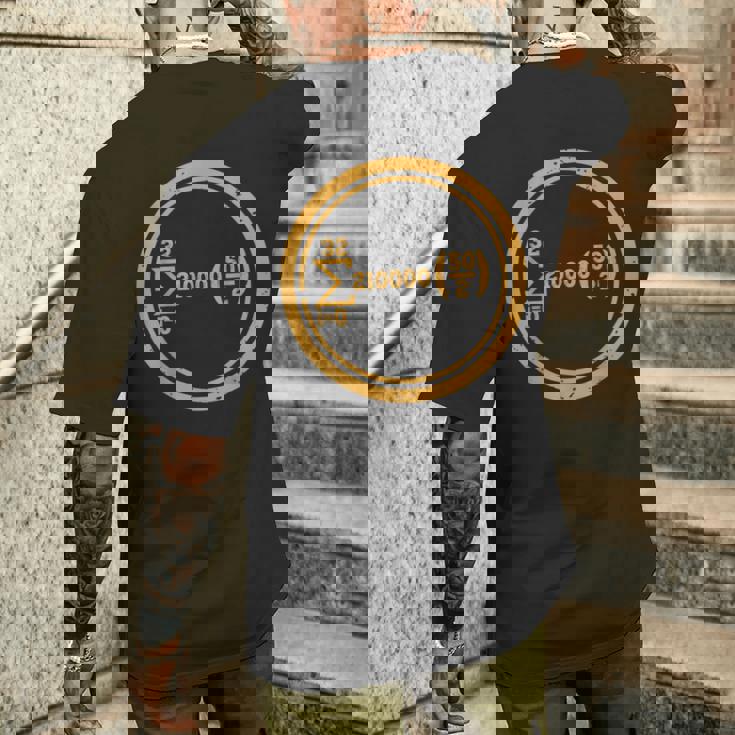 Fórmula De Bitcoin Divertida Que No Se Parece A Bitcoin Camiseta Hombre Estampado Espalda Regalos para él