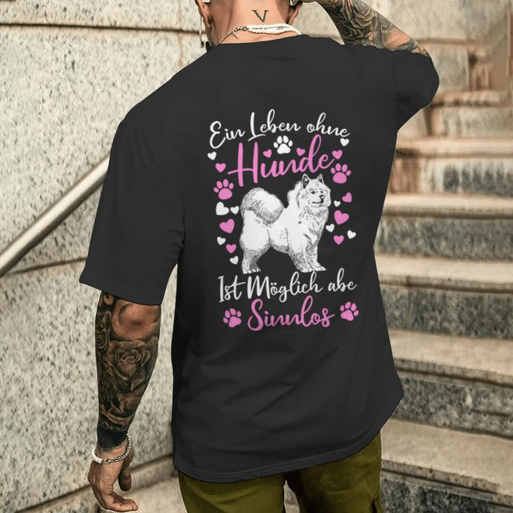Frauchen Dog Lover Ein Leben Ohne Hunde Ist Sinnlos Long-Sleeved T-Shirt mit Rückendruck Geschenke für Ihn