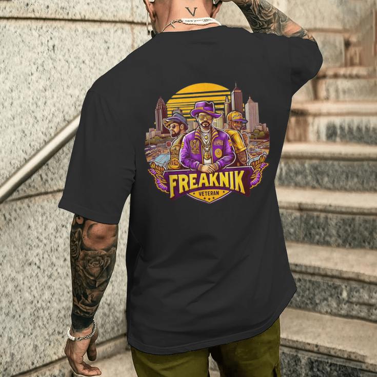 Freaknik Veteran Men's T-shirt Back Print Funny Gifts