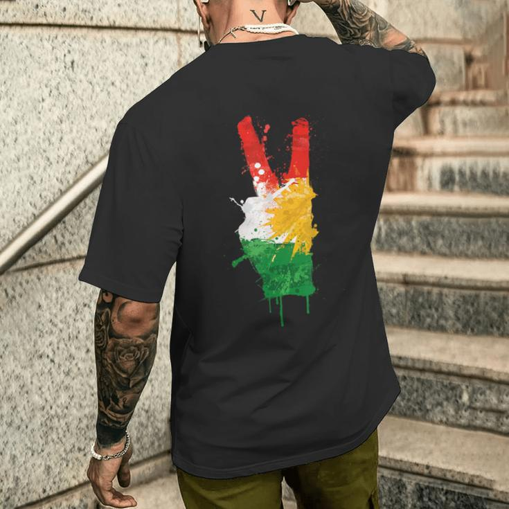 Free Kurdistan T-Shirt mit Rückendruck Geschenke für Ihn
