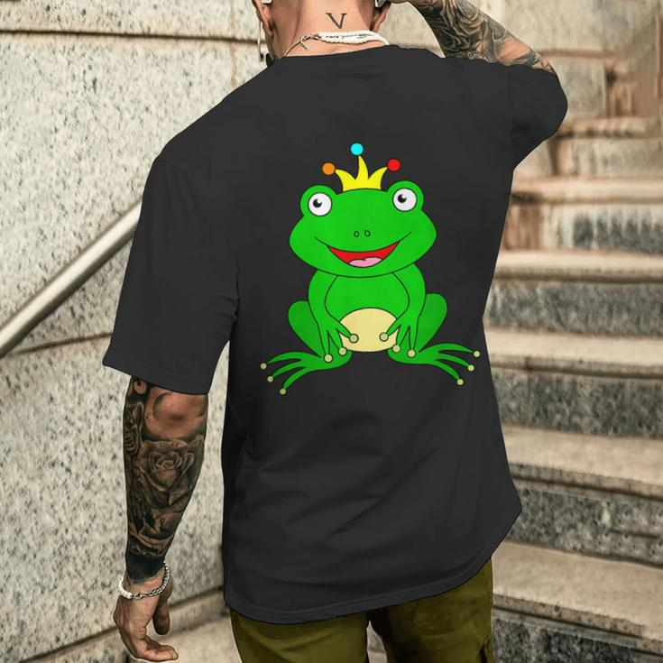 Frog King T-Shirt mit Rückendruck Geschenke für Ihn