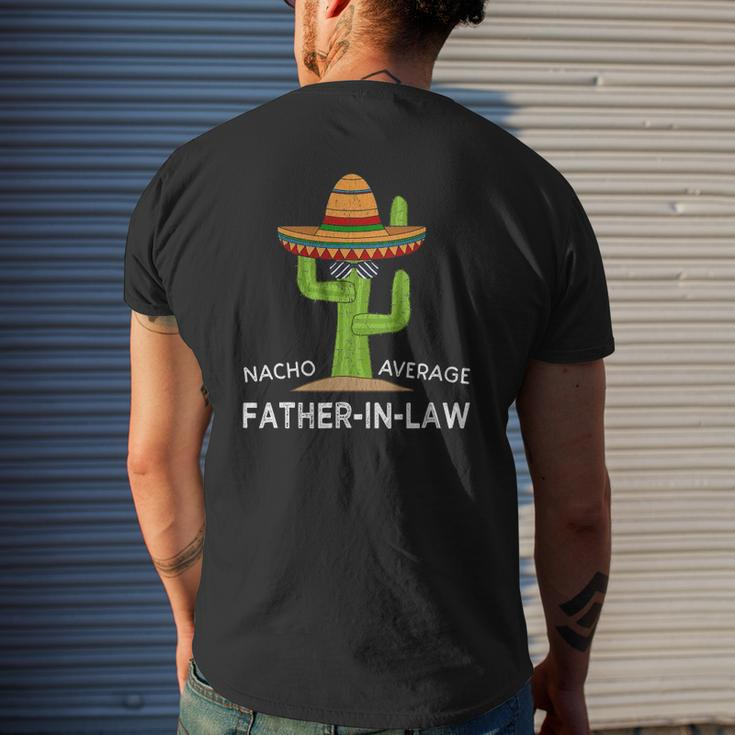 Fun Dad-In-Law Humor Meme Saying Father-In-Law Mens Back Print T-shirt Gifts for Him