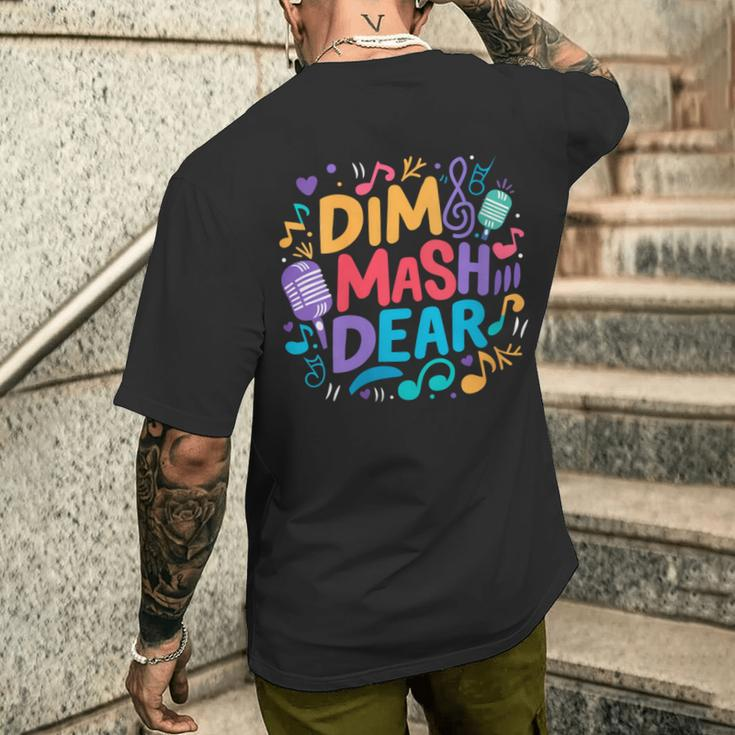Fun Team Dimash Dear Dimash Qudaibergen Singer Dimashi Dears Men's T-shirt Back Print Gifts for Him