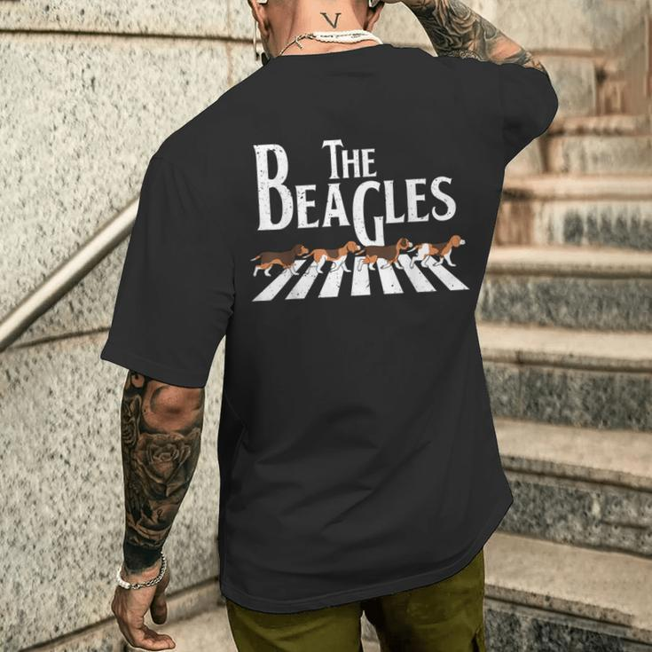 Beagle Owner Dog Lover Beagle Pun Beagle Men's T-shirt Back Print Gifts for Him